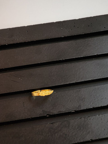 بند انگشتی استیل طلایی