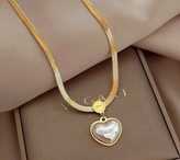 گردنبند ماری با پلاک قلب