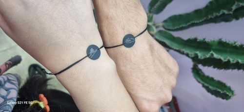 دستبند ست کاپلی استیل مشکی