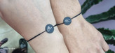 دستبند ست کاپلی استیل مشکی