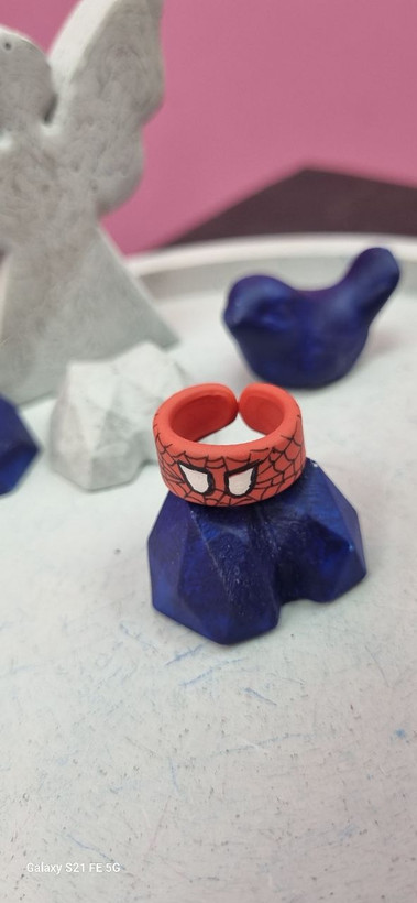 انگشتر خمیری فانتزی مرد عنکبوتی