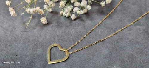 گردنبند استیل طلایی