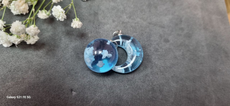 گردنبند ست شبتاب ماه ابری