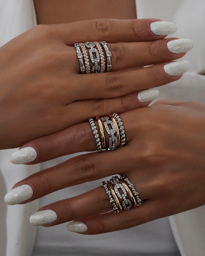 انگشتر استیل دو رنگ پرتوفینو قابلتیت جدا شدن