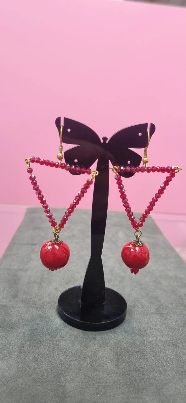 گوشواره یلدایی استیل