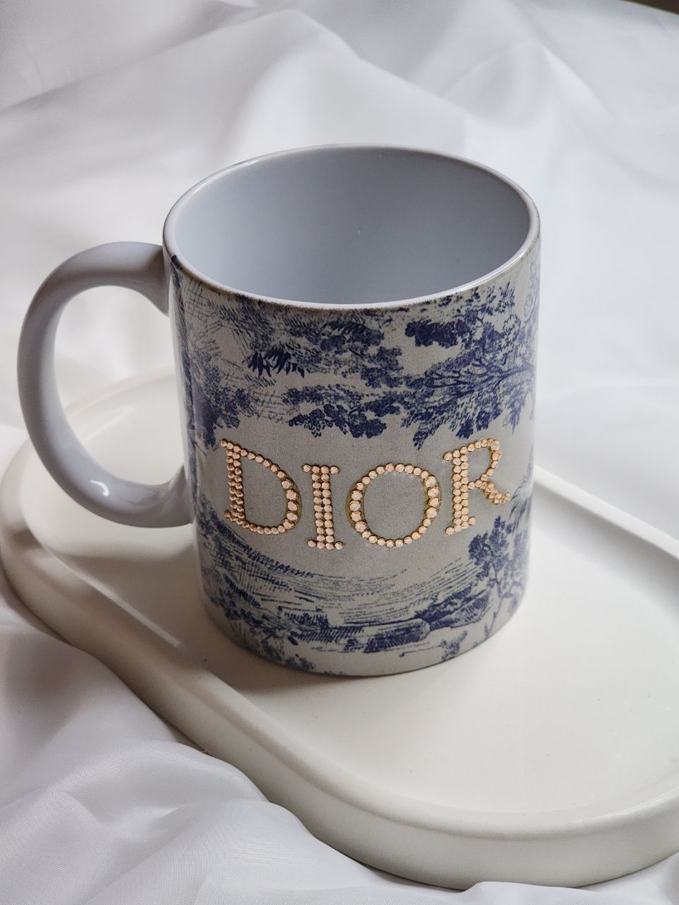 ماگ Dior کاستوم شده نگین دار