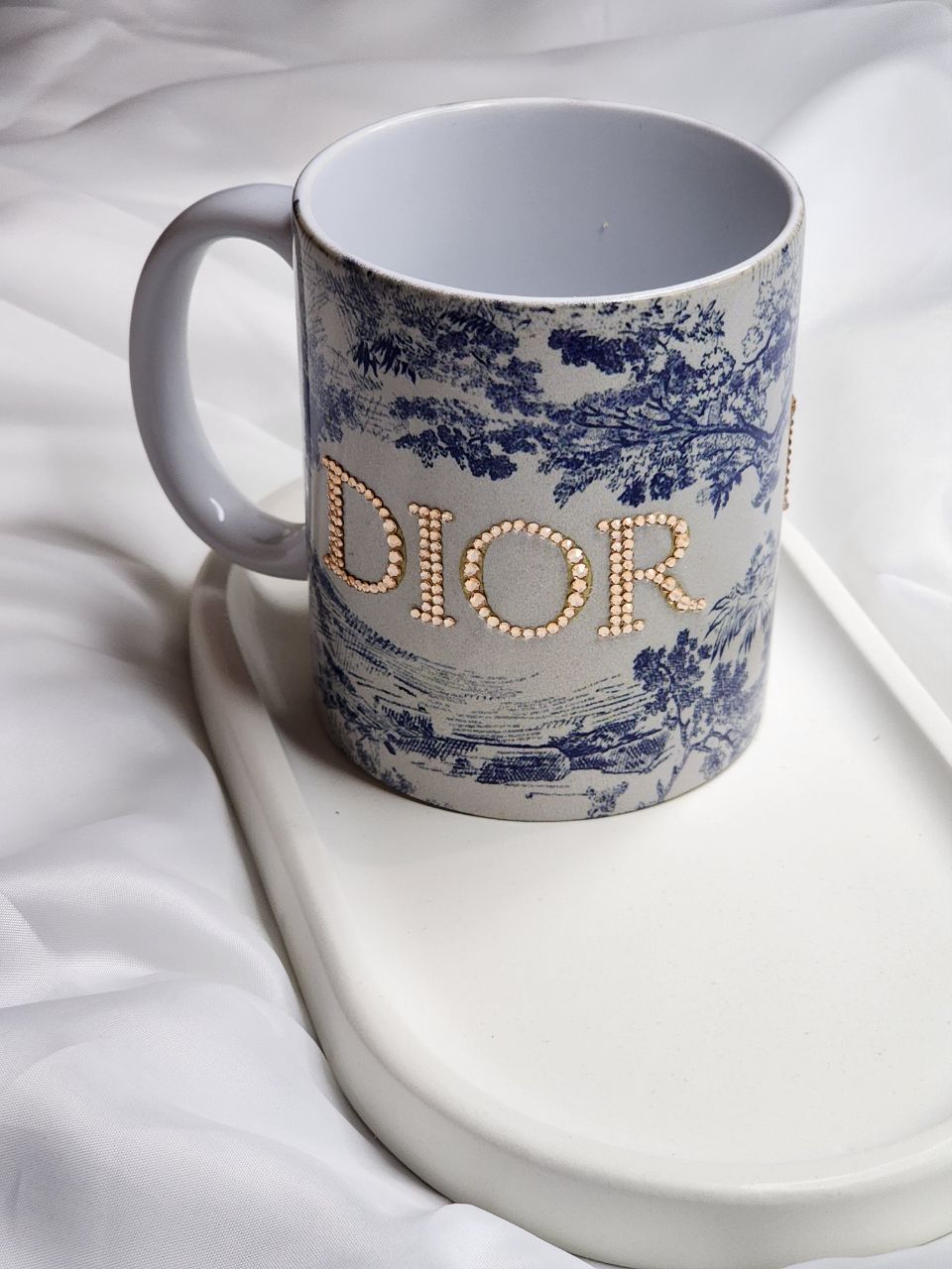 ماگ Dior کاستوم شده نگین دار