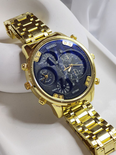 ساعت دیزل طلایی سه موتوره استیل