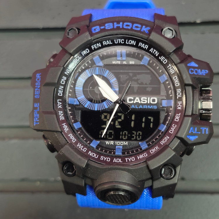 ساعت جی شاک مشکی ابی