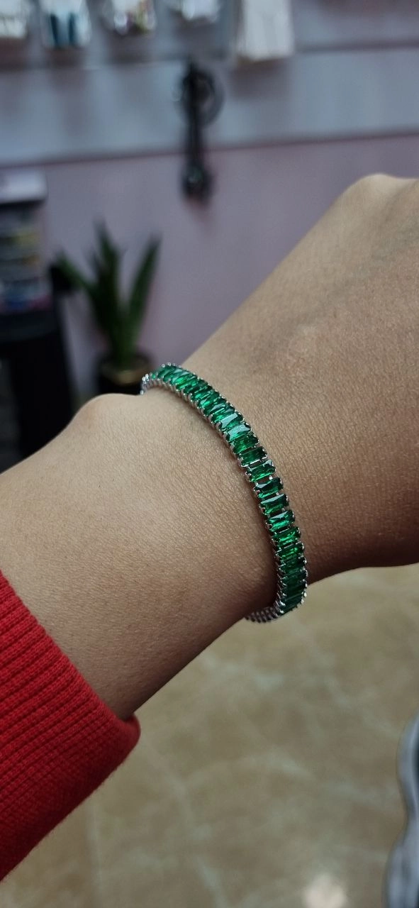 دستبند تنیسی نگین دار