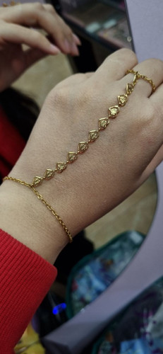 تمیمه دستبند طلایی استیل رنگ ثابت