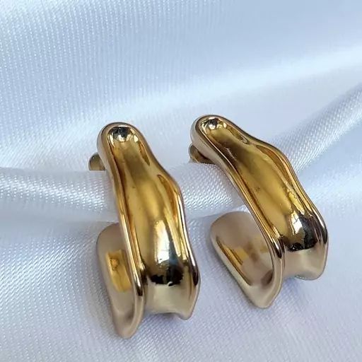 گوشواره استیل میخی دفرمه