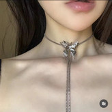 گردنبند استیل کرواتی آسانسوری