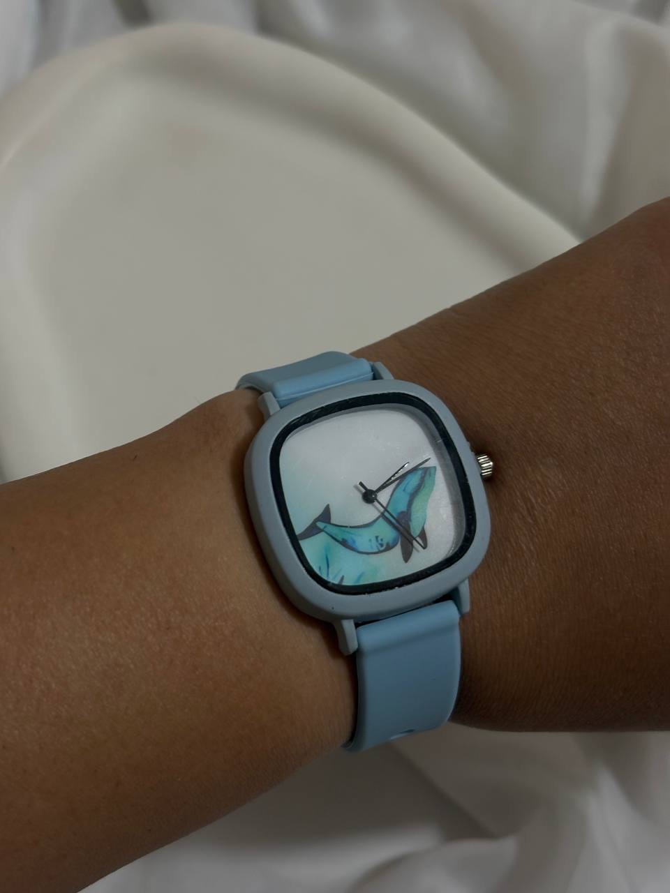 ساعت فانتزی بند سیلیکونی