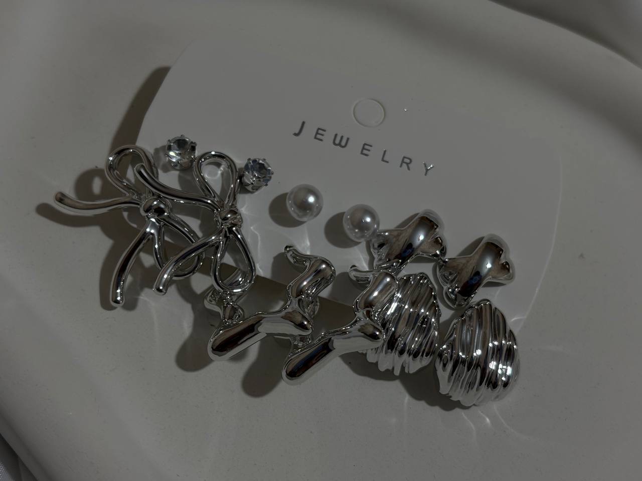 گوشواره مینیمال پگ ۶جفتی