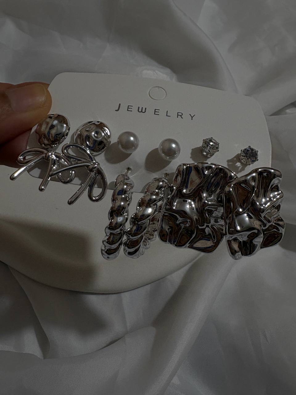 گوشواره مینیمال پگ ۶جفتی