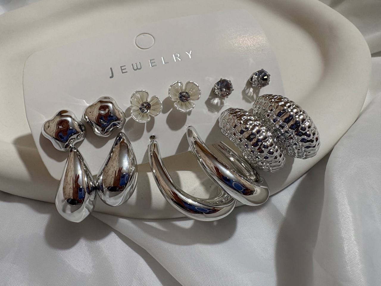 گوشواره مینیمال پگ ۶جفتی