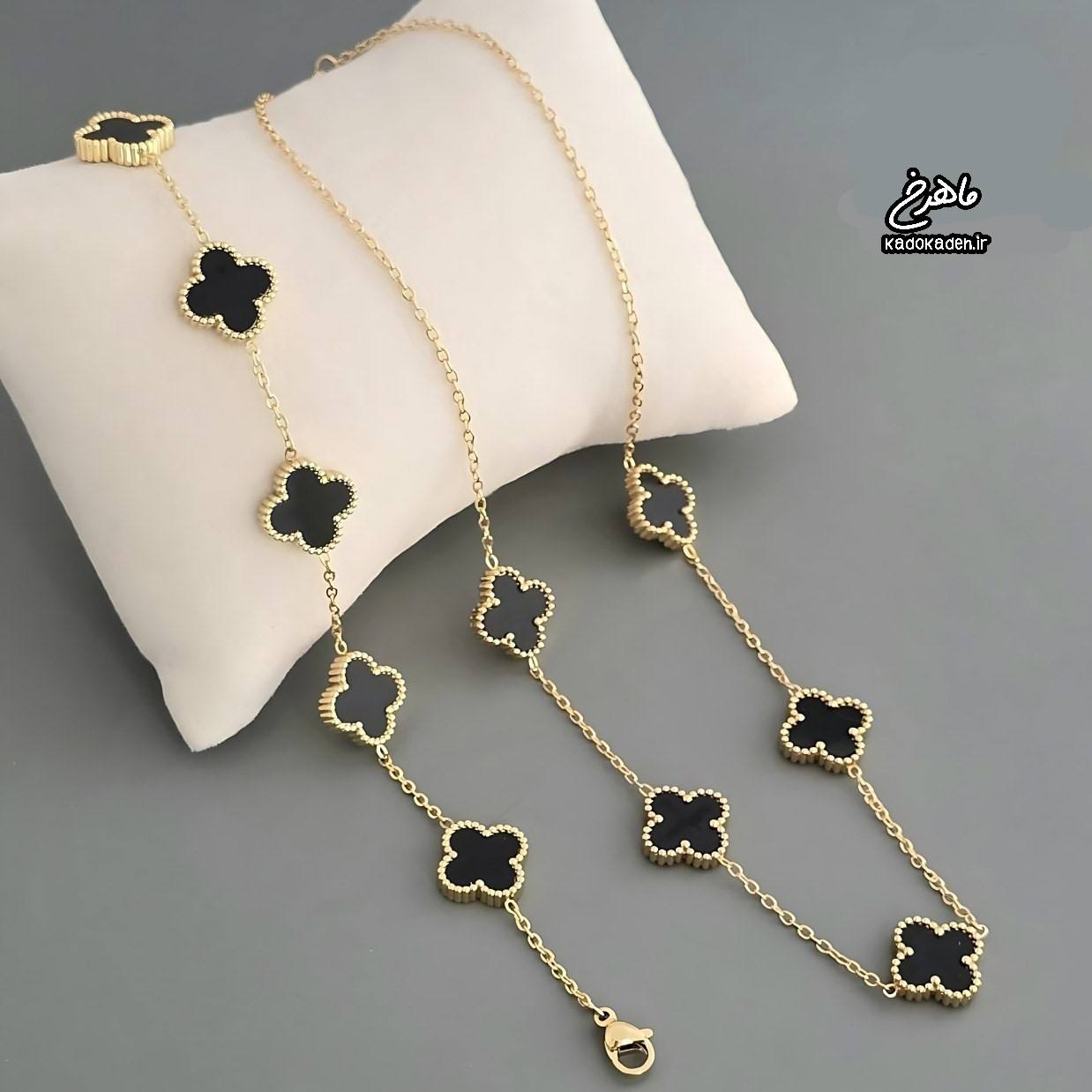 ست استیل ونکلیف دو رو مشکی