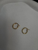 گوشواره استیل حلقه ای کوچک