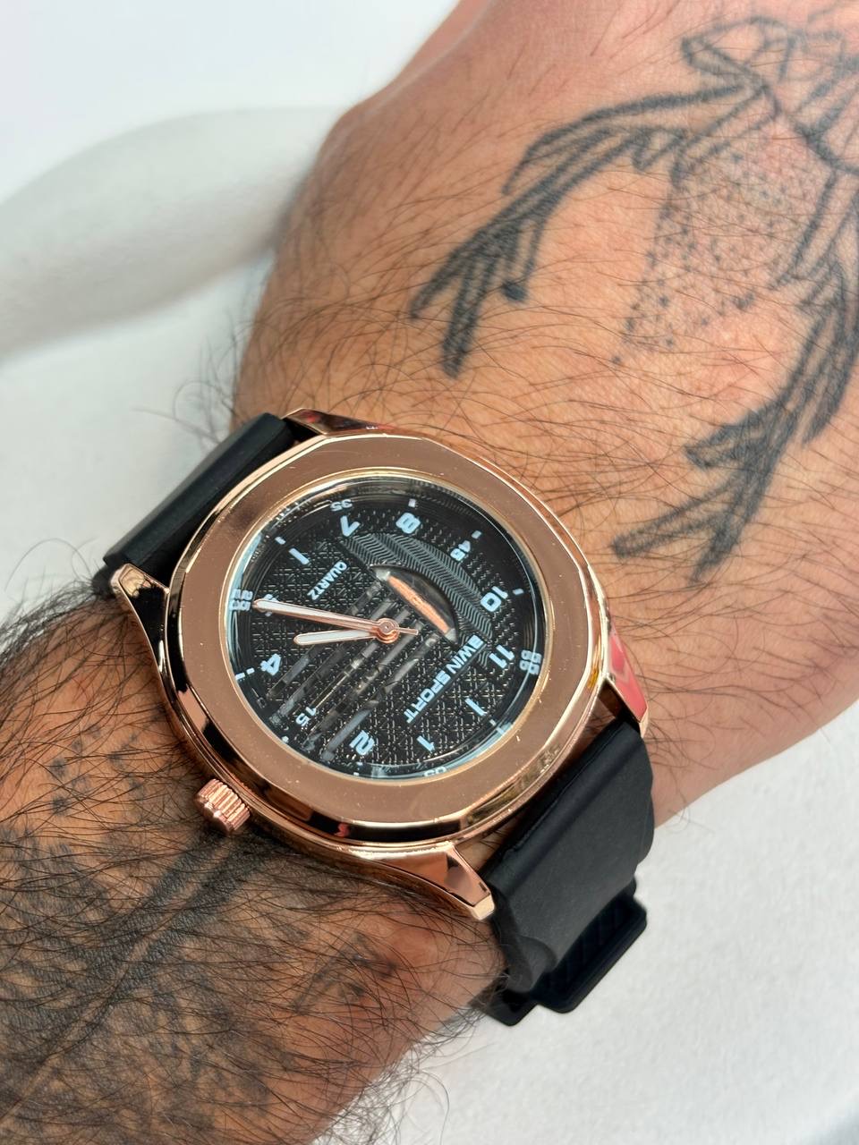 ساعت Awin Sport بند رابر