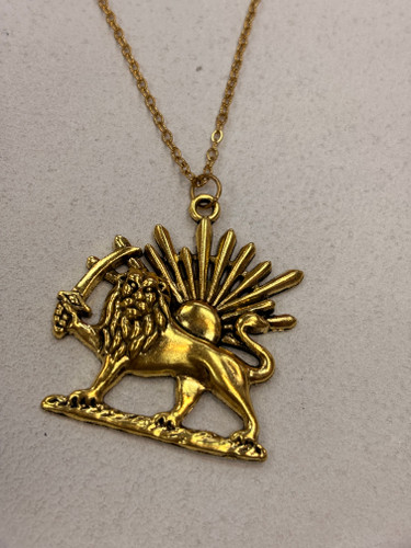 گردنبند استیل شیر