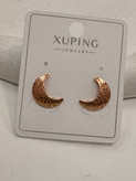 گوشواره ژوپینگ میخی ماه