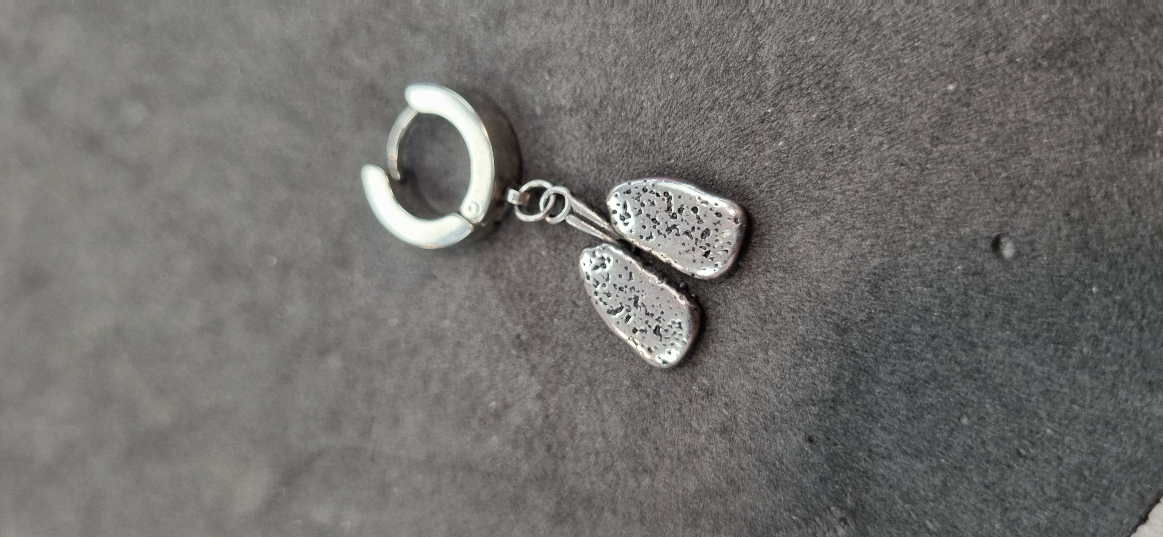 پرسینگ گوش حلقه ای کالبد تکی